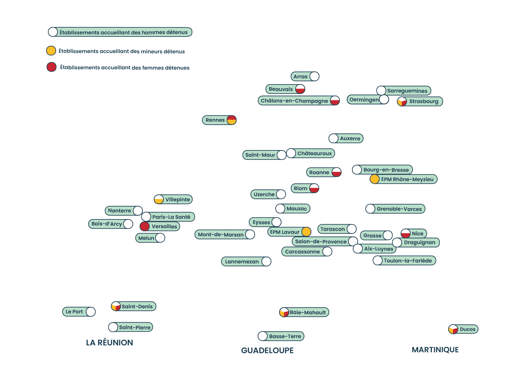 Carte LPES janvier 2025