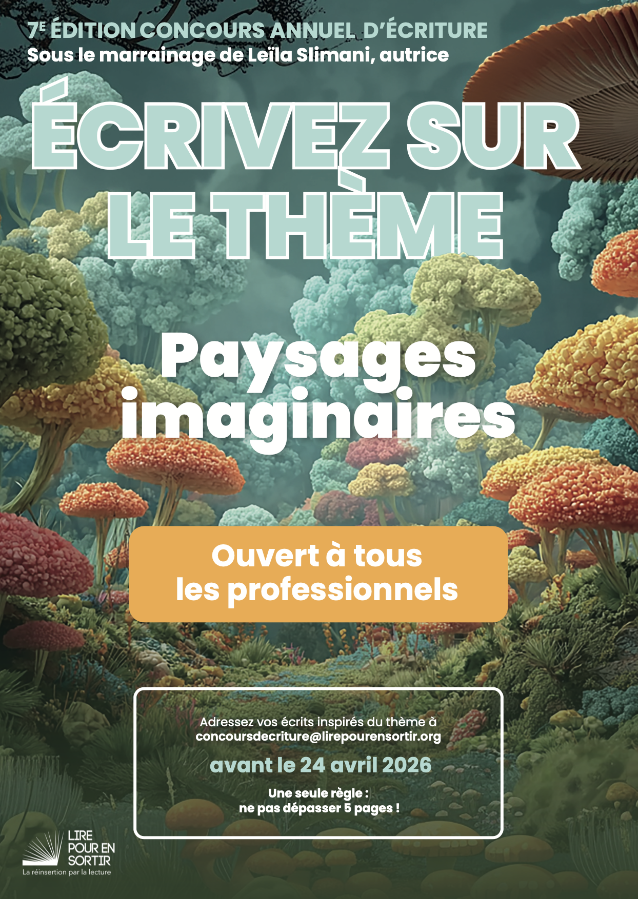 affiche concours ecriture